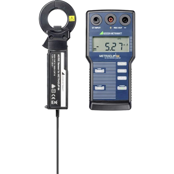 Gossen Metrawatt METRACLIP 64 Stromzange digital CAT II 600 V, CAT III 300V Anzeige (Counts): 9999 Gossen Metrawatt METRACLIP 64 Stromzange digital CAT II 600 V, CAT III 300V Anzeige (Counts): 9999