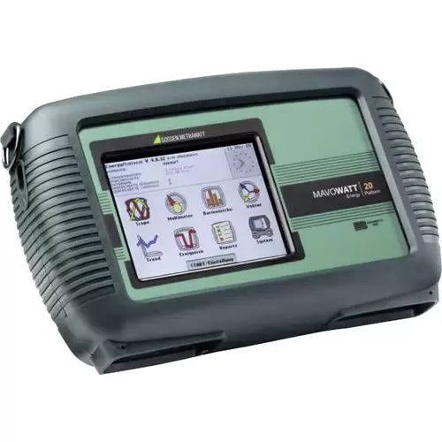 Gossen Metrawatt MAVOWATT 20 TR2500B Paket Netz-Analysegerät 3phasig inkl. Stromzangen, mit Loggerfunktion Gossen Metrawatt MAVOWATT 20 TR2500B Paket Netz-Analysegerät 3phasig inkl. Stromzangen, mit Loggerfunktion
