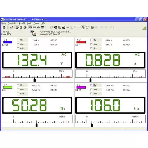 Gossen Metrawatt METRAwin 10 Mess-Software Passend für Marke (Messgeräte-Zubehör) Gossen Metrawatt GMC-I METRAHIT Series Gossen Metrawatt METRAwin 10 Mess-Software Passend für Marke (Messgeräte-Zubehör) Gossen Metrawatt GMC-I METRAHIT Series