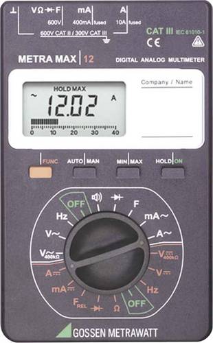 Gossen Metrawatt METRAmax 12 Hand-Multimeter analog