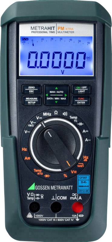 Gossen Metrawatt METRAHIT PM XTRA Hand-Multimeter kalibriert (DAkkS-akkreditiertes Labor) digital A