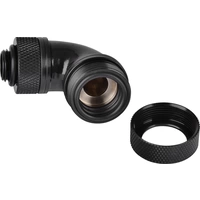 Thermaltake Pacific G1/4 PETG Tube 90-Degree Compression 16mm OD – Black Wasserkühlung-Winkelverbinder Thermaltake Pacific G1/4 PETG Tube 90-Degree Compression 16mm OD – Black Wasserkühlung-Winkelverbinder