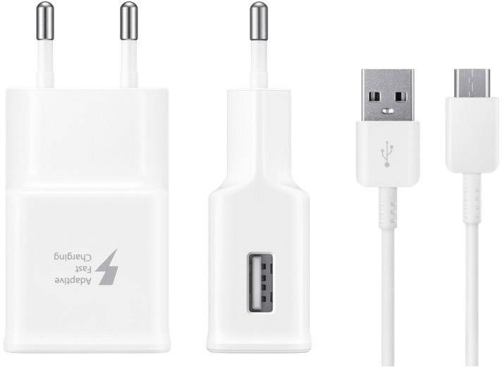 Samsung EP-TA20EWECGWW USB Ladegerät 1x USB-C®, 1x USB-A Fast Charge Weiß Schnellladegerät