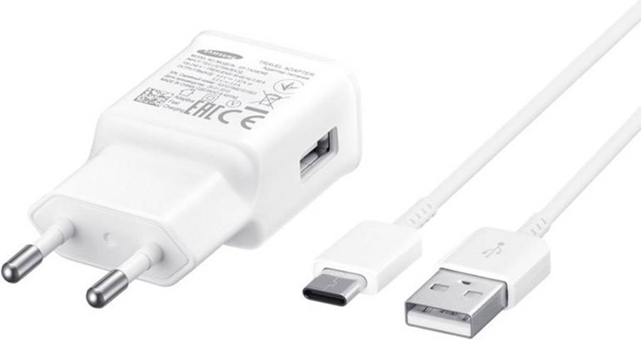 Samsung EP-TA20EWECGWW USB Ladegerät 1x USB-C®, 1x USB-A Fast Charge Weiß Schnellladegerät