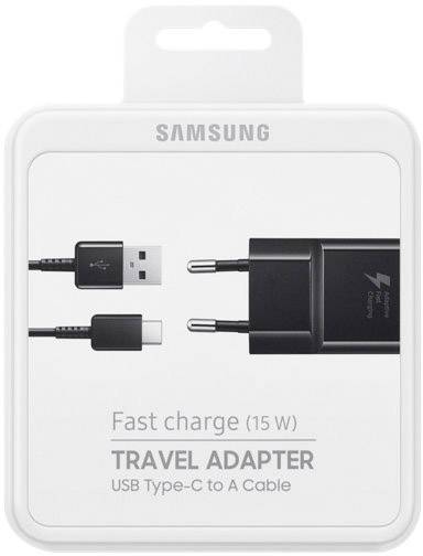 Samsung FastCharge Handy Ladegerät USB-C® mit Schnellladefunktion 15W USB-C® Stecker Schwarz