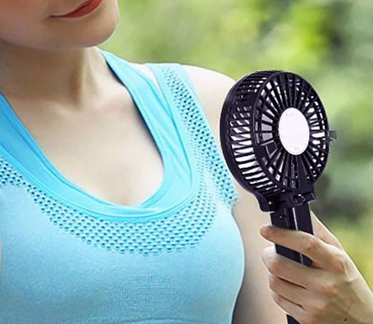 Basetech BT-1626085 Handventilator Schwarz