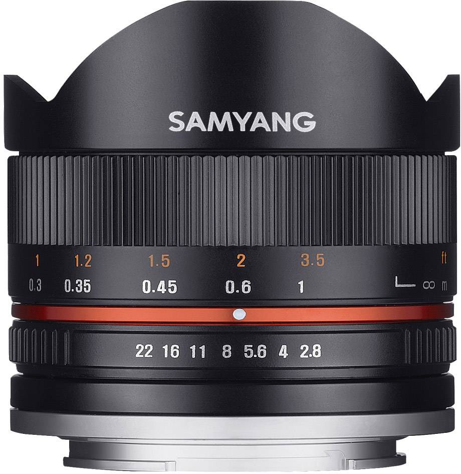 Samyang 1626090 Fish-Eye-Objektiv f/22 - 2.8 8 mm