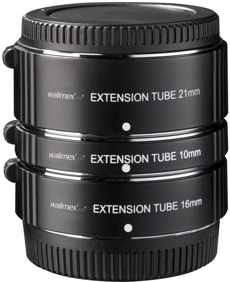 Anelli Intermedi Walimex Pro Per Micro Four Thirds - Set Per Macrofotografia, Modello 20795