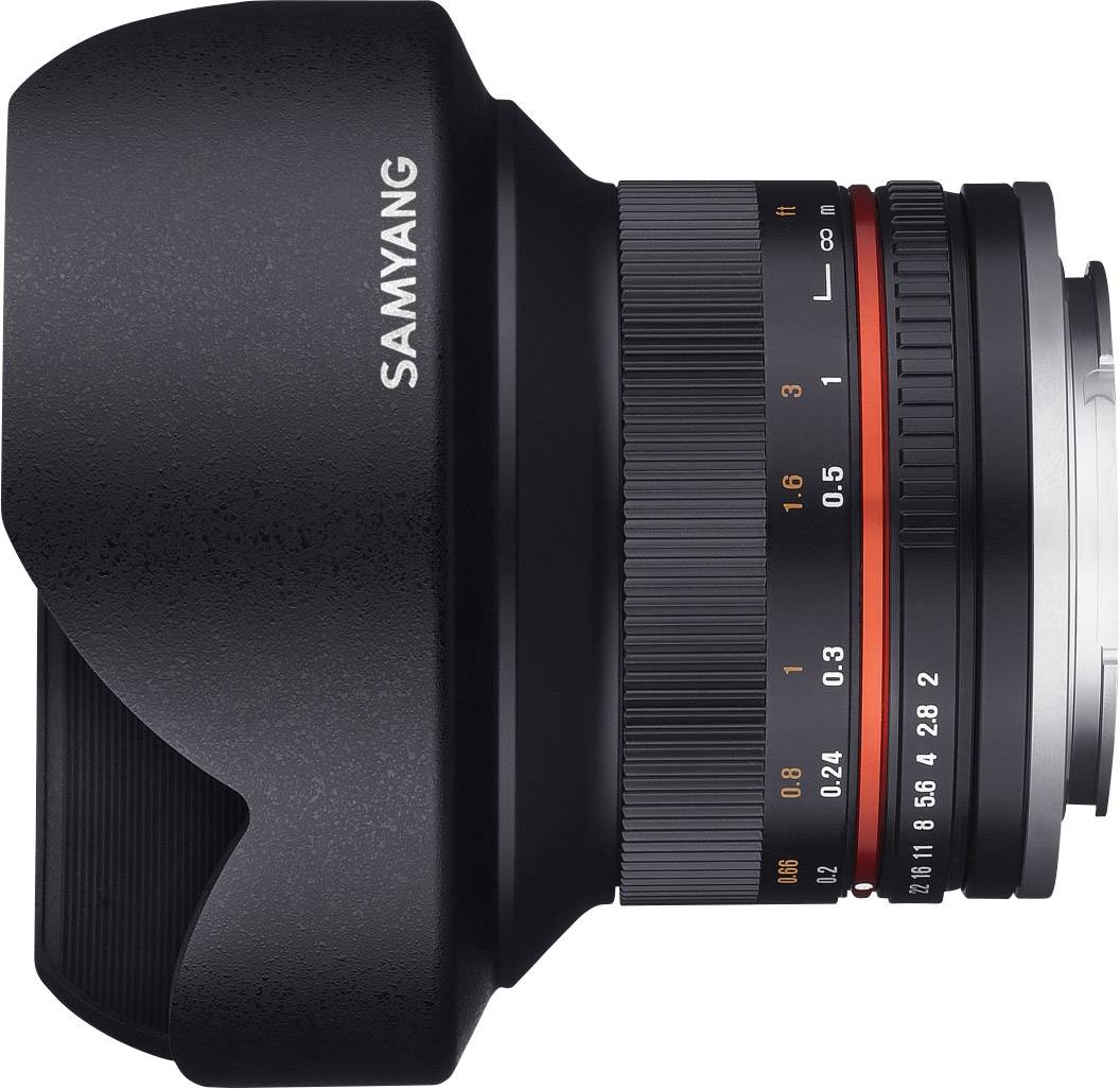 Samyang 1626489 Weitwinkel-Objektiv f/22 - 2.0 12mm