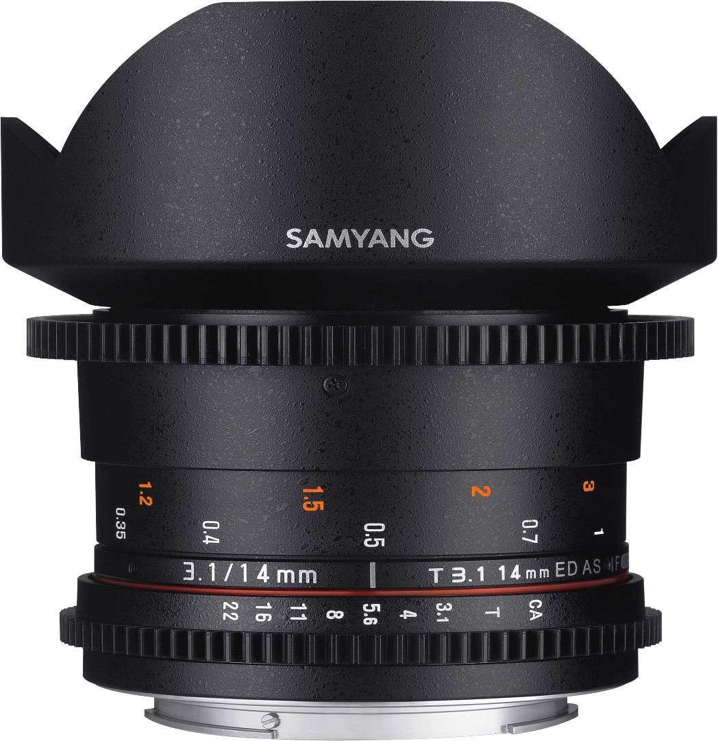 Samyang 1627139 Weitwinkel-Objektiv f/22 - 3.1 14mm