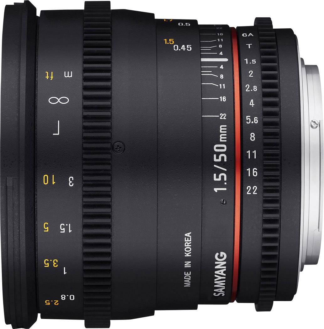 Samyang 1627146 Fish-Eye-Objektiv f/22 - 1.5 8 mm