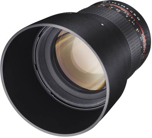 Samyang 1627149 Tele-Objektiv f/22 - 1.4 85mm