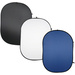 Walimex Falthintergrund (L x B) 2000mm x 1500mm Schwarz, Weiß, Blau