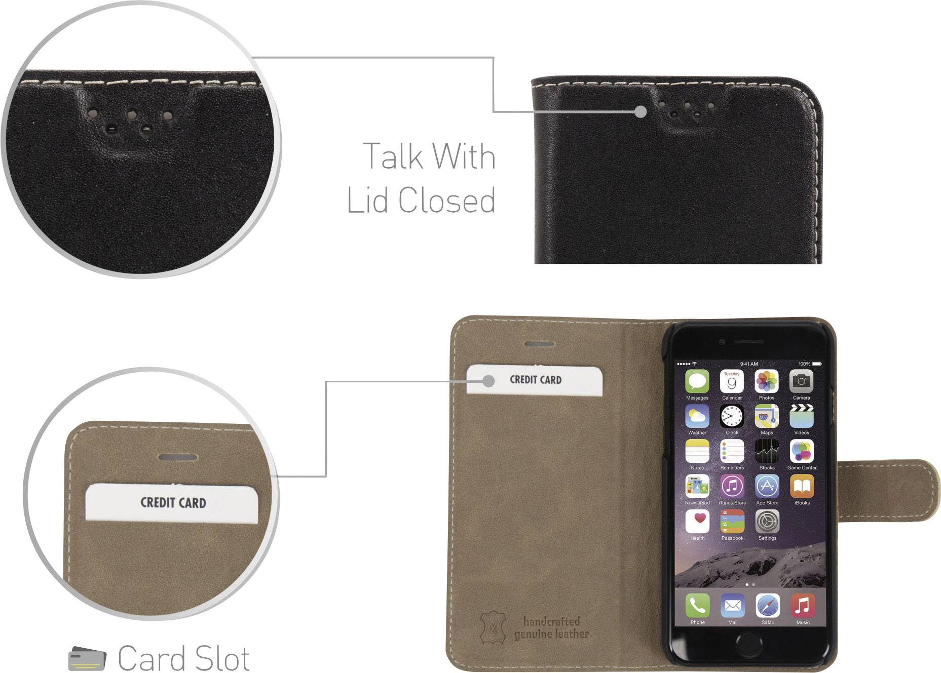 DC Design Case LUCABOOK Booklet Universal Universal Schwarz LCUC-SIZE5-111-1/6