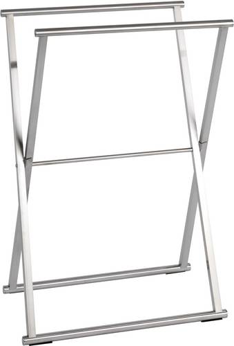Wenko Lava Handtuchhalter 2 Handtuchstangen, rostfrei Stand Edelstahl