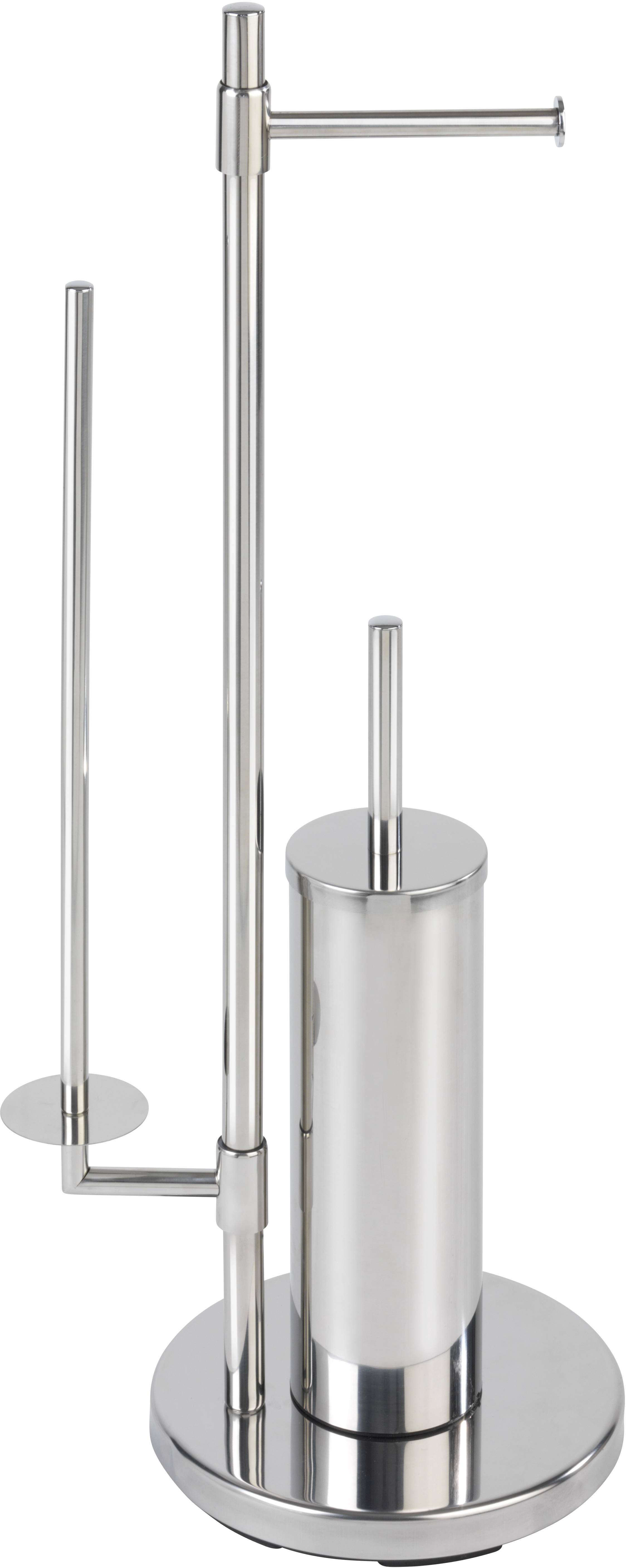 Wenko Universalo Neo WC-Garnitur Stand Edelstahl (glänzend) rostfrei 1 St.