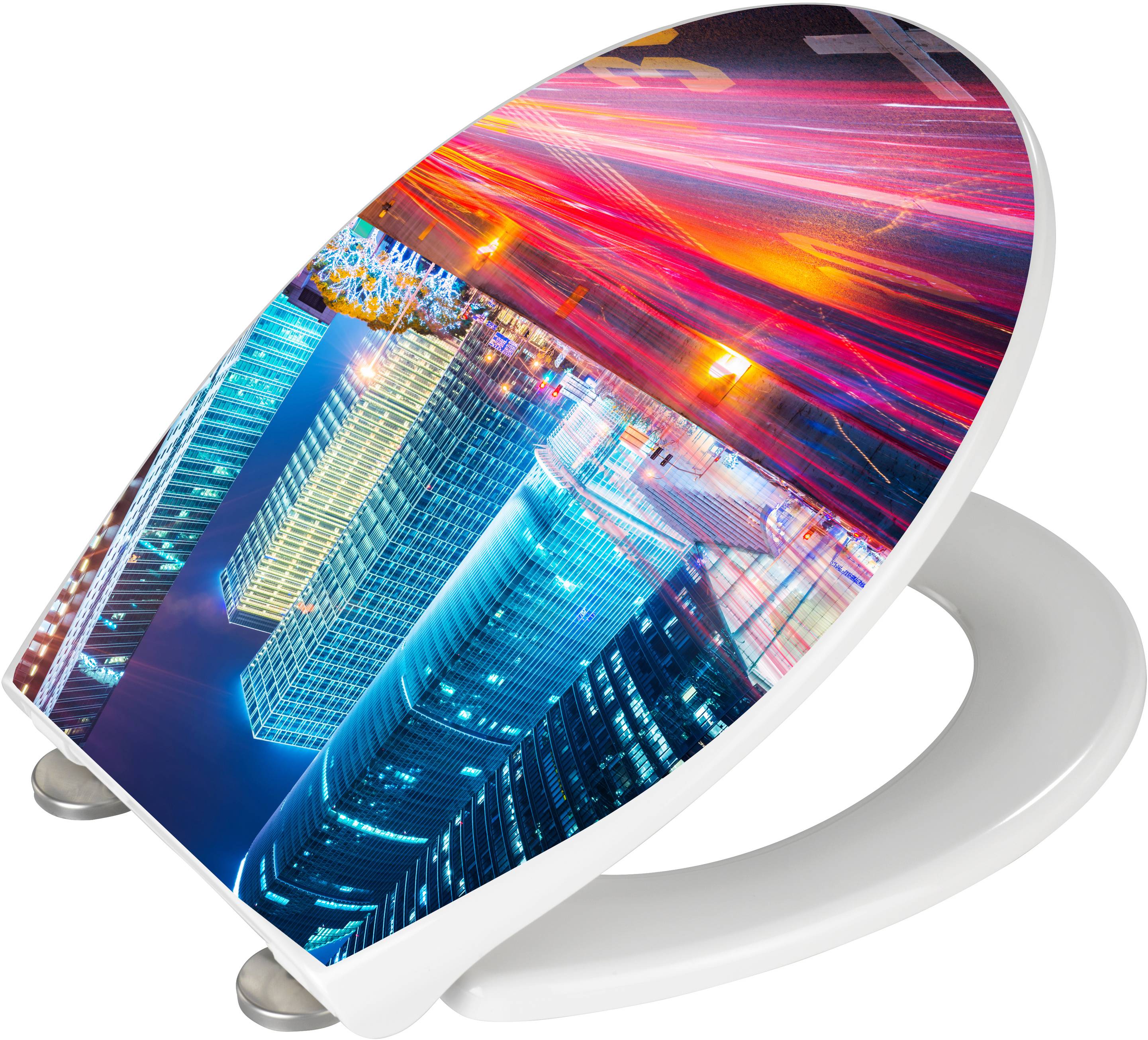 Wenko 22214100 Downtown WC-Sitz   Acryl, Duroplast