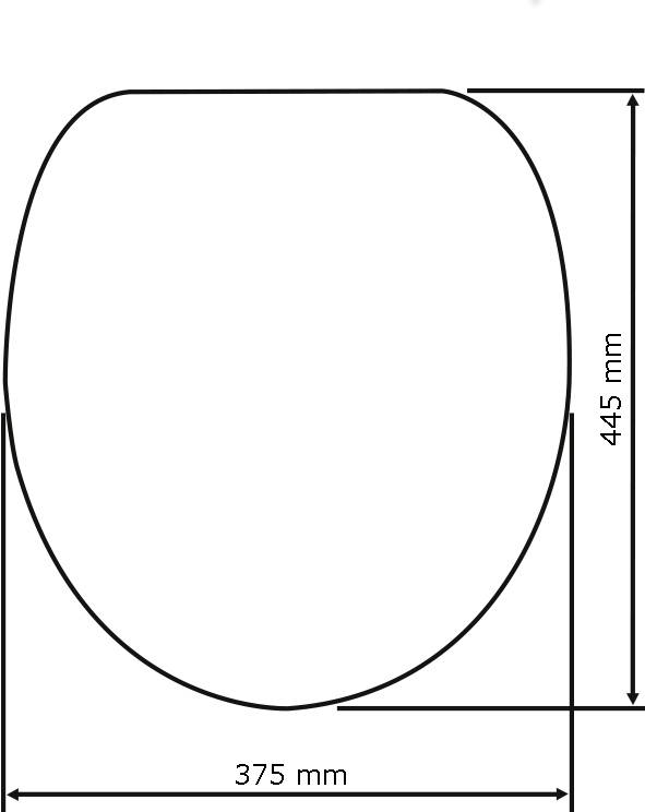 Wenko 22214100 Downtown WC-Sitz   Acryl, Duroplast