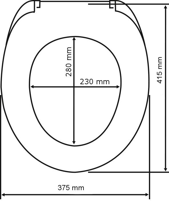 Wenko 22216100 Hawaii WC-Sitz   Acryl, Duroplast mit Absenkautomatik