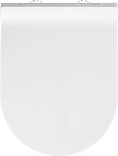 Wenko 22415100 Premium Habos WC-Sitz Befestigungsclip Edelstahl, Thermoplast rostfrei, mit Absenkaut