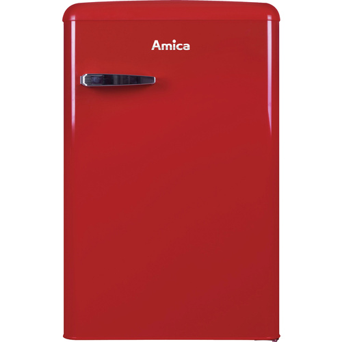 Amica KS 15610 R Retro Kühlschrank EEK: A++ (A+++ - D) 106l Standgerät Rot