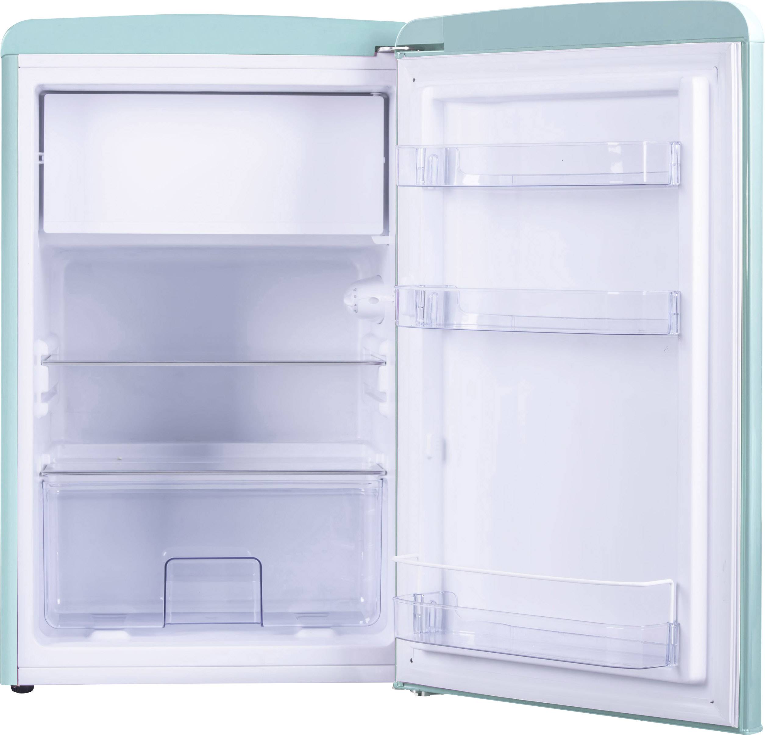 Amica KS 15612 T Retro Kühlschrank EEK: A++ (A+++ - D) 106l Standgerät Blau