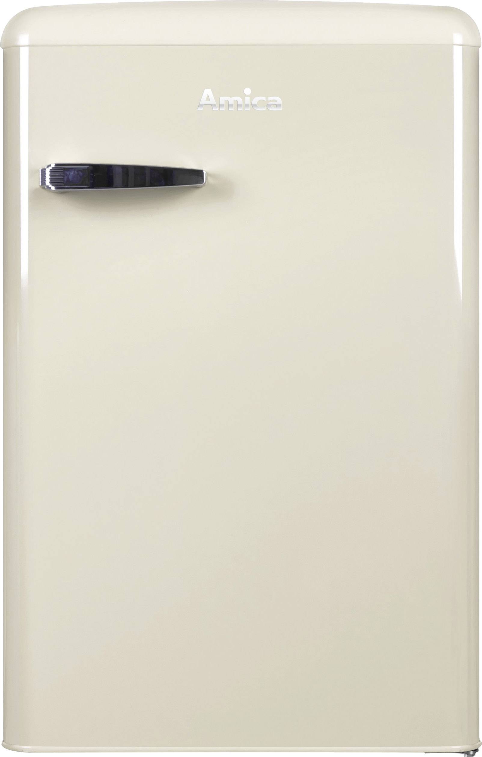 Amica KS 15615 B Retro Kühlschrank EEK: E (A - G) 106 l Standgerät Beige
