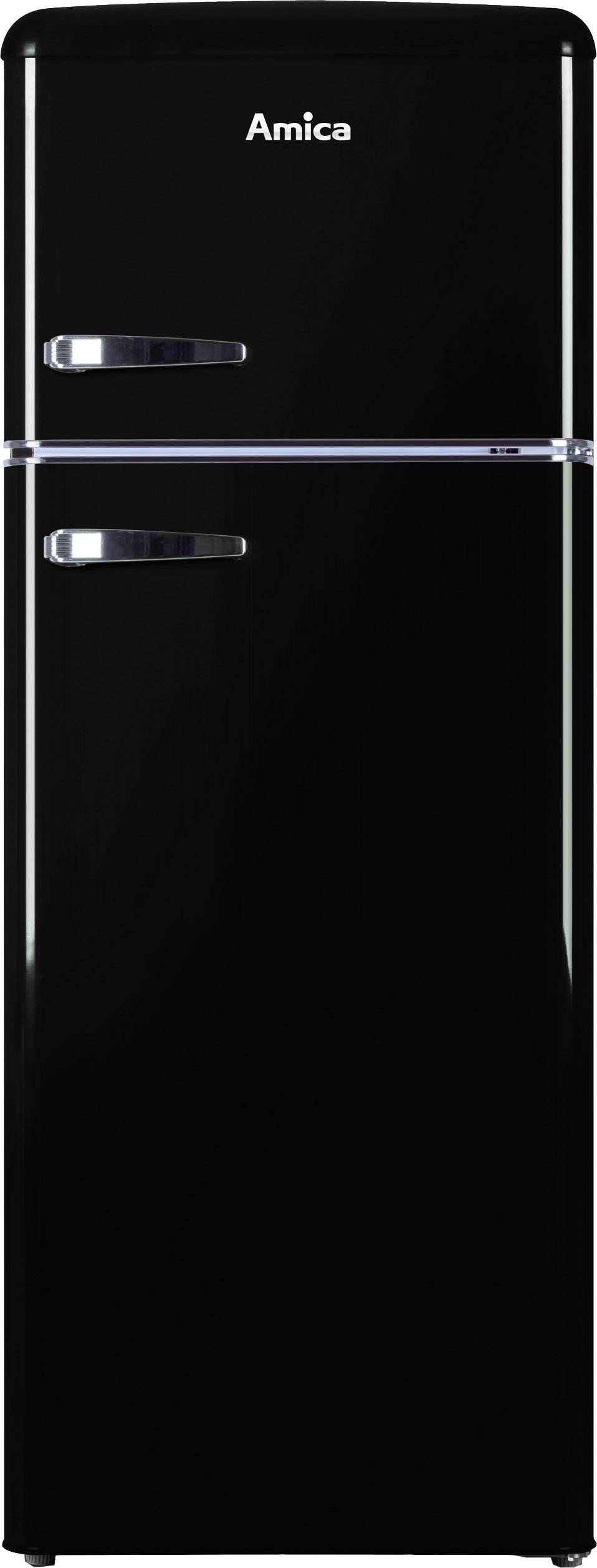 Amica KGC 15634 S Kühl-Gefrier-Kombination EEK: E (A - G) 208 l Schwarz