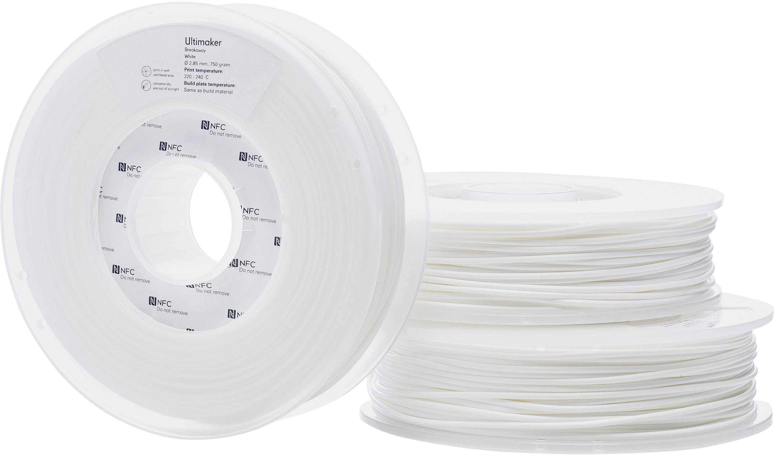 Ultimaker XP7102-1A1024 Breakaway Filament 2.85mm 750g Weiß 1St.