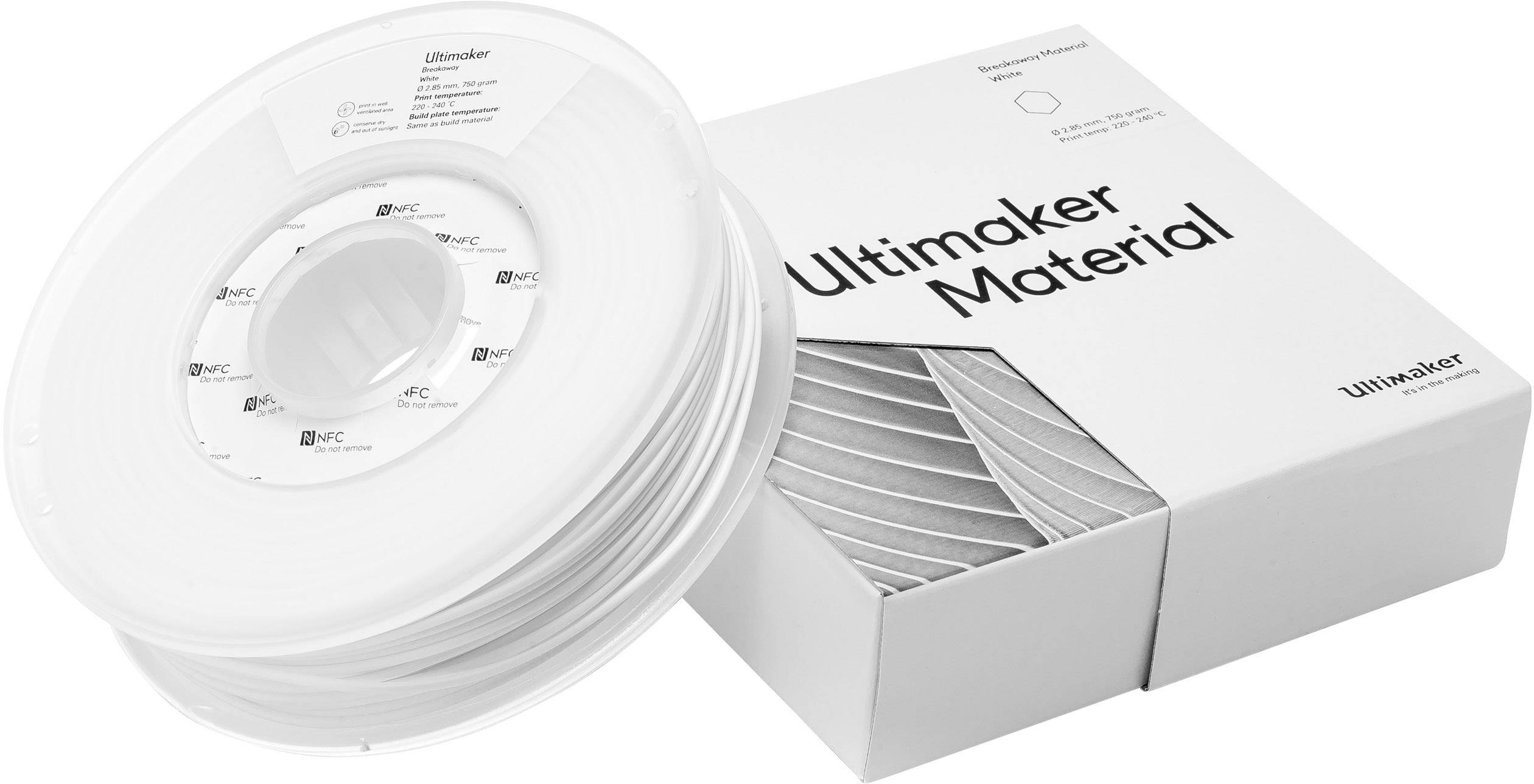 Ultimaker XP7102-1A1024 Breakaway Filament 2.85mm 750g Weiß 1St.