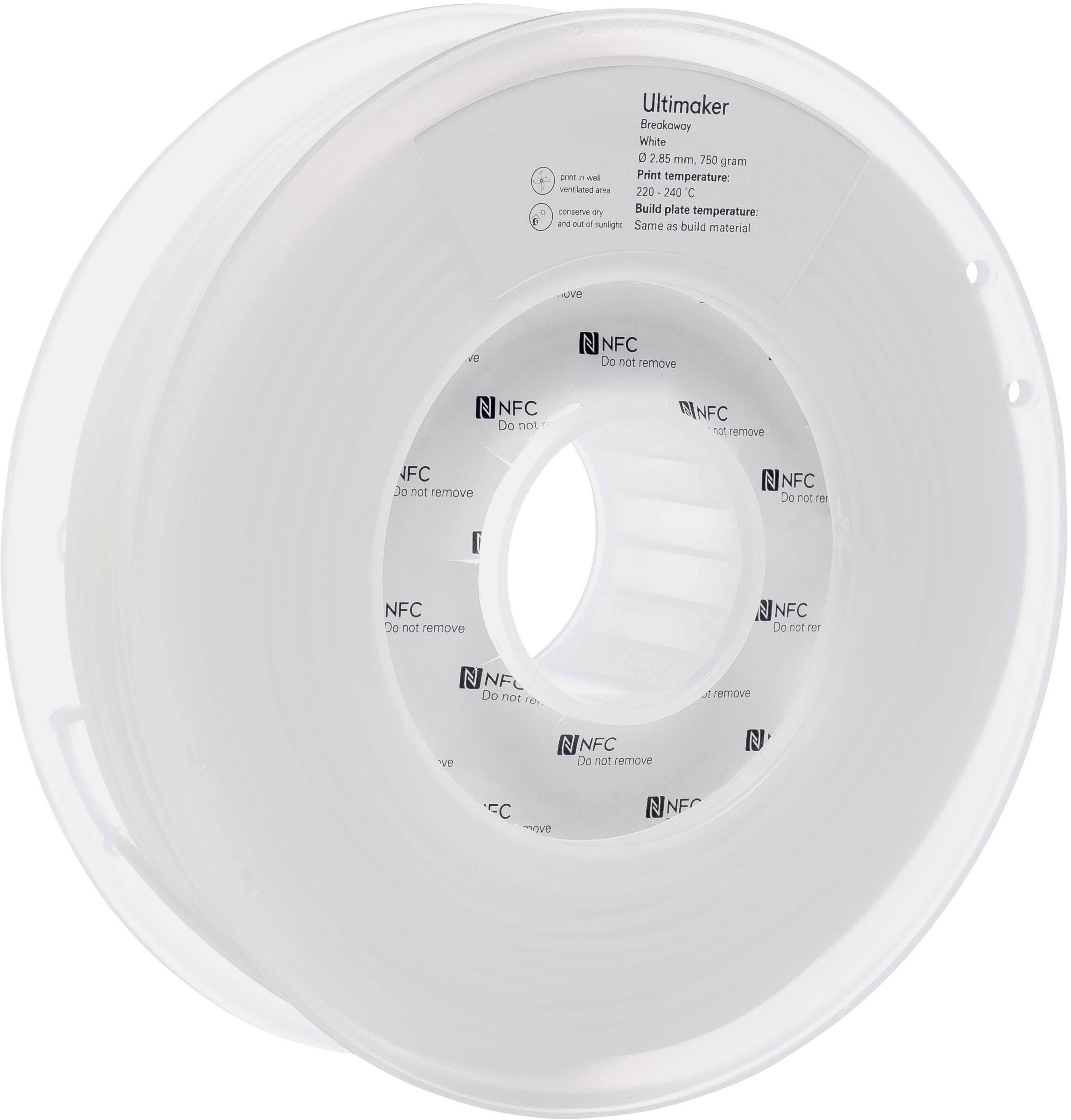 Ultimaker XP7102-1A1024 Breakaway Filament 2.85mm 750g Weiß 1St.