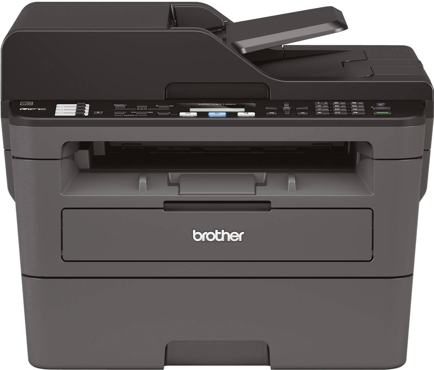Brother MFC-L2710DN Multifunktionsdrucker Laser Schwarz-Weiß A4 Drucker, Scanner, Kopierer, Fax Duplex, LAN, ADF