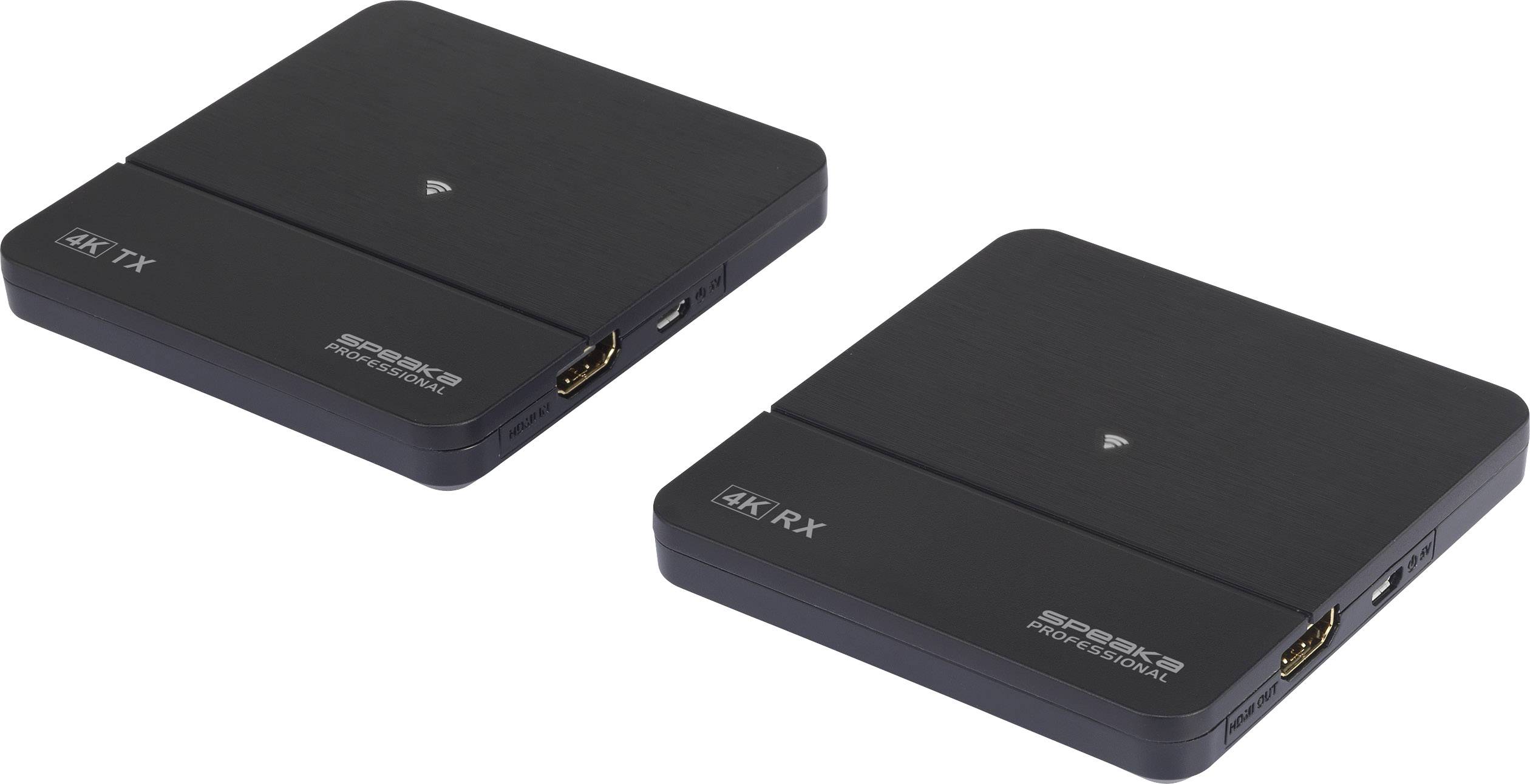 SpeaKa Professional SP-HDFS-02 HDMI-Funkübertragung (Set) 10m 60GHz 3840 x 2160 Pixel