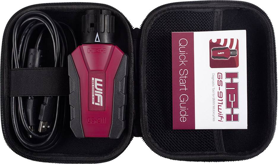 HEX Motorrad Diagnosetool 10-Pin GS-911 WiFi Professional 80205 Passend für: BMW uneingeschränkt 1St.
