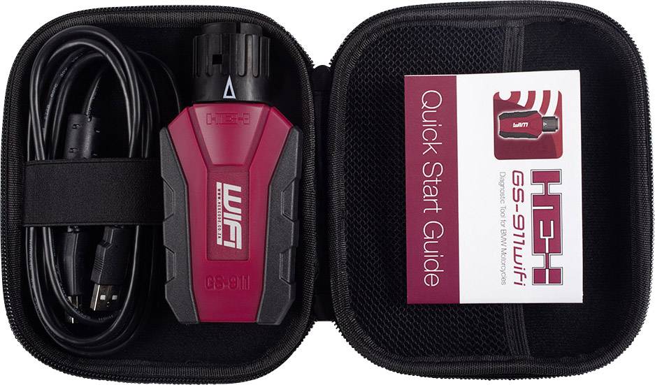 HEX GS-911 WiFi Motorrad Diagnosetool 10-Pin Passend für (Auto-Marke): BMW (Motorrad) 10 Fahrzeuge