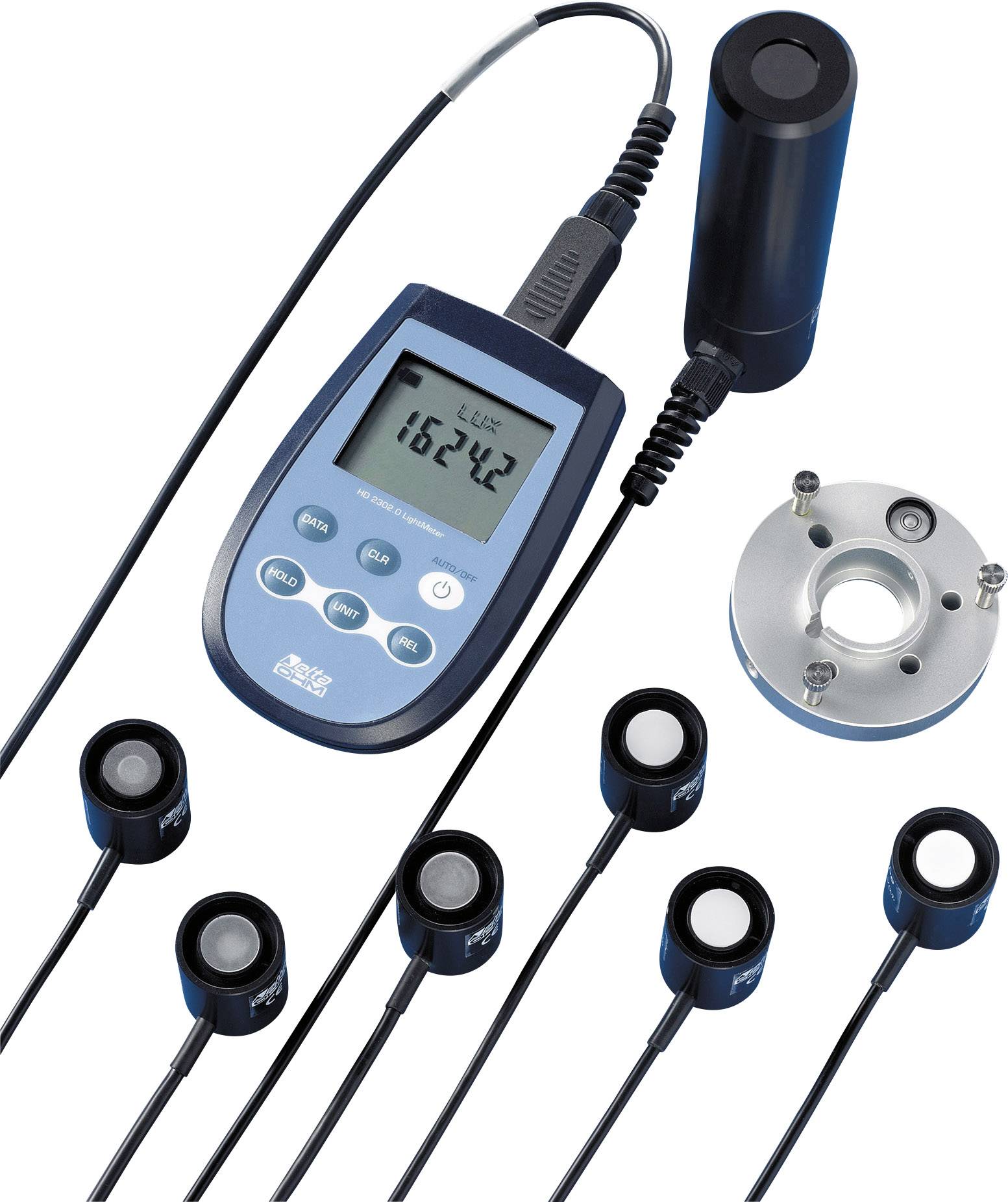 Delta Ohm HD2302.0 und LP471PHOT HD2302.0 Kit Lux Luxmeter 0.1 - 200000 lx