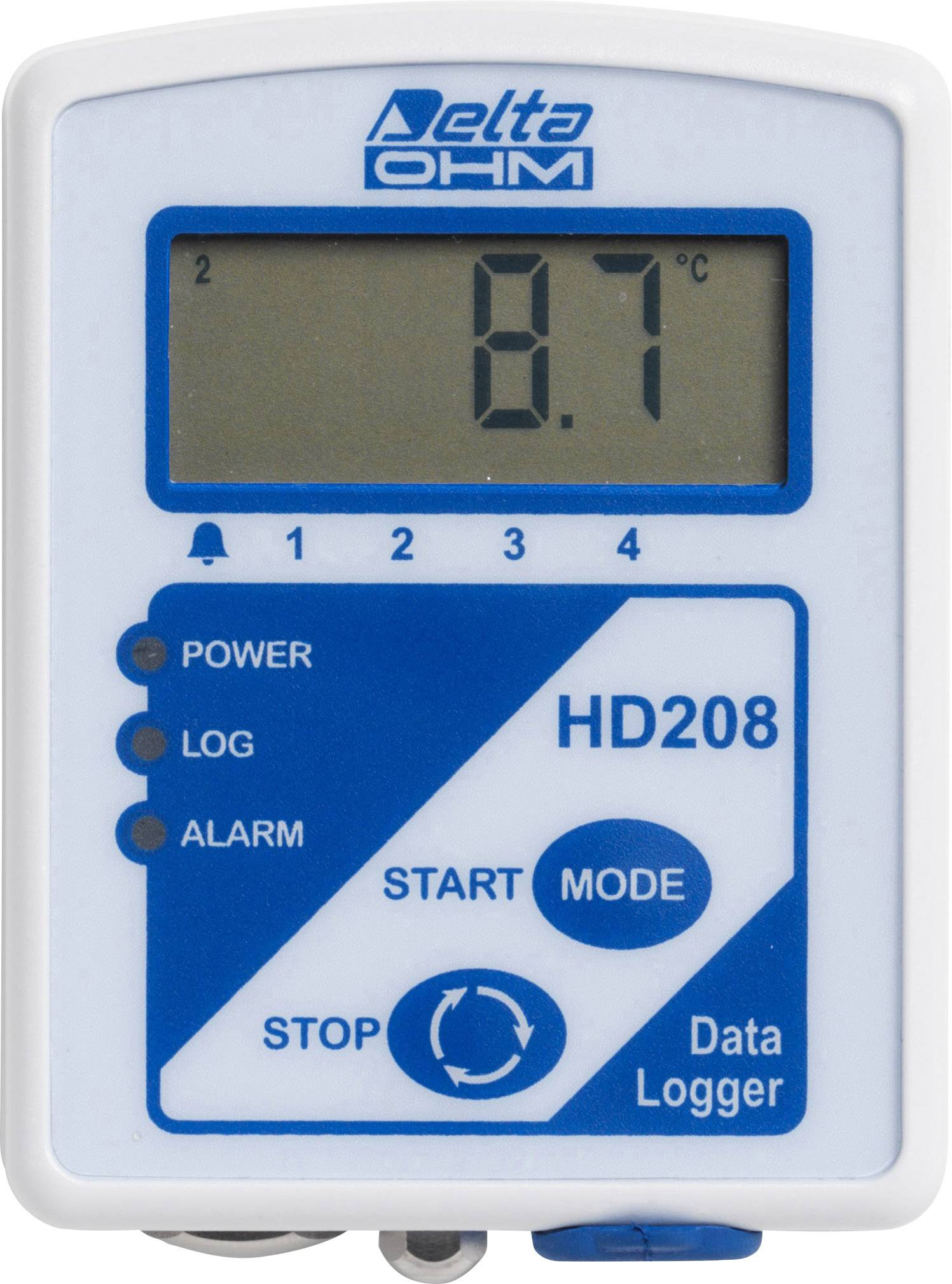 Delta Ohm HD208L.1NTV Kit Luftfeuchte-Datenlogger, Temperatur-Datenlogger Messgröße Luftfeuchtigkei