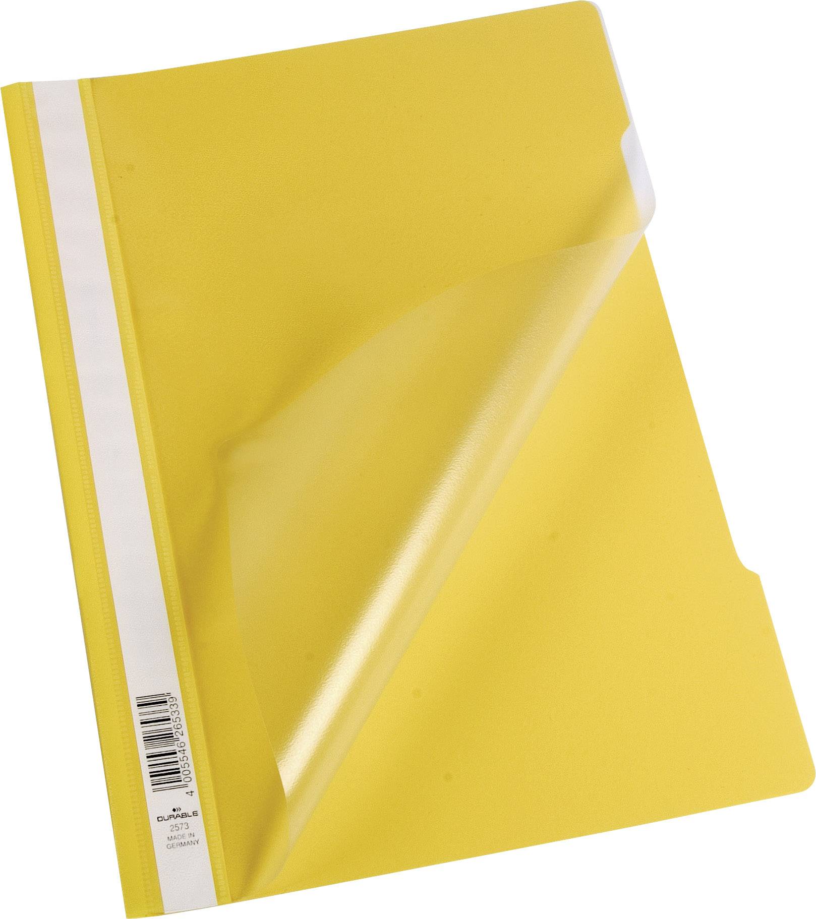 Durable 2573-04 257304 Schnellhefter Gelb DIN A4