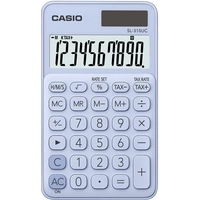Casio SL-310UC Taschenrechner Hellblau Display (Stellen): 10 solarbetrieben, batteriebetrieben (B x H x T) 70 x 8 x 118 mm Casio SL-310UC Taschenrechner Hellblau Display (Stellen): 10 solarbetrieben, batteriebetrieben (B x H x T) 70 x 8 x 118 mm
