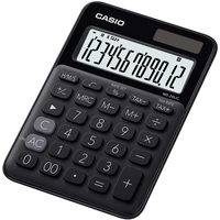 Casio MS-20UC-BK Tischrechner Schwarz Display (Stellen): 12solarbetrieben, batteriebetrieben (B x H x T) 105 x 23 x 149.5mm Casio MS-20UC-BK Tischrechner Schwarz Display (Stellen): 12solarbetrieben, batteriebetrieben (B x H x T) 105 x 23 x 149.5mm