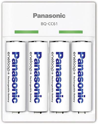 BQ-CC61 Rundzellen-Ladegerät inkl. Akkus NiMH Micro (AAA), Mignon (AA)