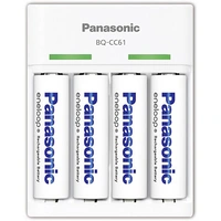 Panasonic BQ-CC61 Rundzellen-Ladegerät NiMH Micro (AAA), Mignon (AA) Panasonic BQ-CC61 Rundzellen-Ladegerät NiMH Micro (AAA), Mignon (AA)