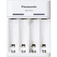 Panasonic BQ-CC61 Rundzellen-Ladegerät NiMH Micro (AAA), Mignon (AA) Panasonic BQ-CC61 Rundzellen-Ladegerät NiMH Micro (AAA), Mignon (AA)