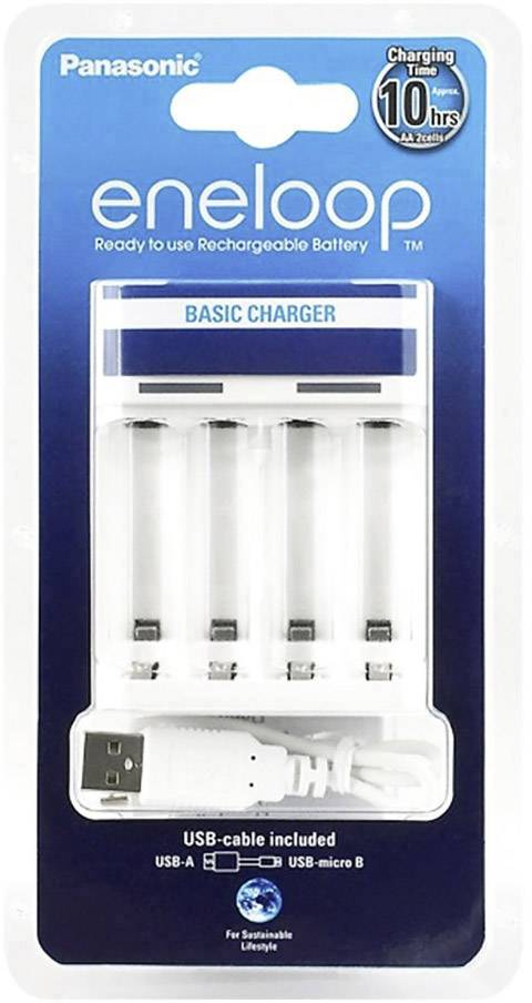 Panasonic BQ-CC61 Rundzellen-Ladegerät NiMH Micro (AAA), Mignon (AA)