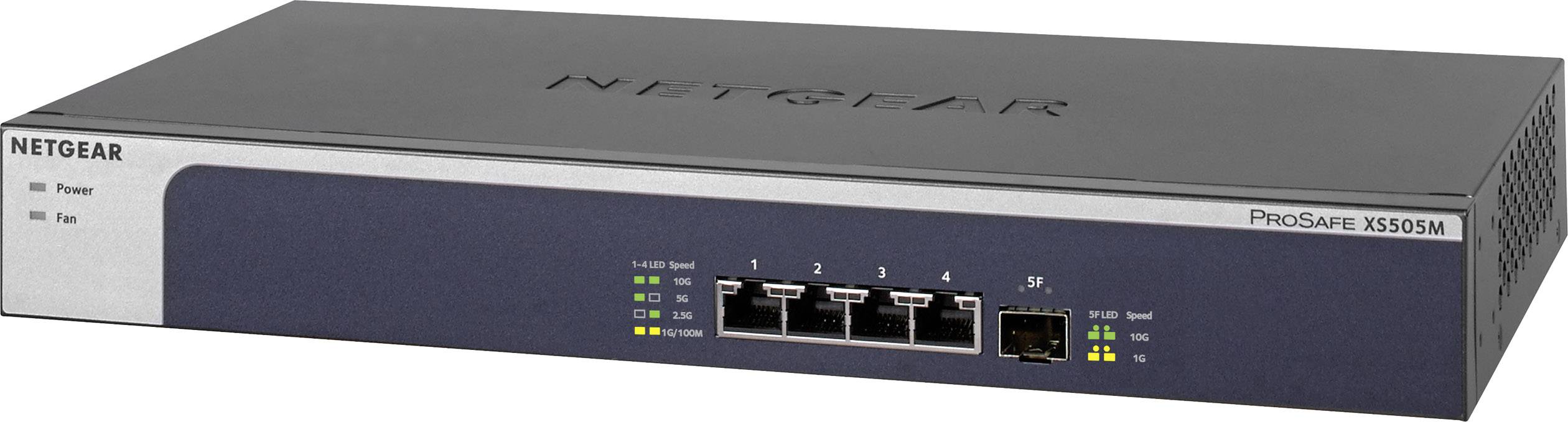 NETGEAR XS505M Netzwerk Switch 4+1 Port