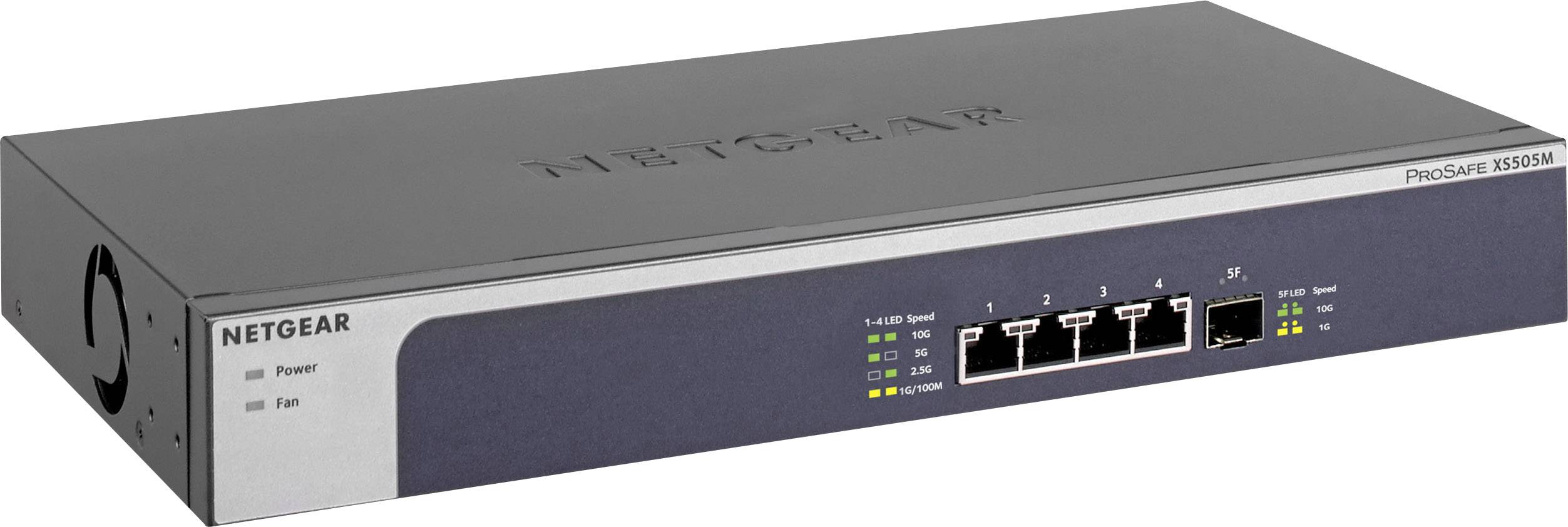 NETGEAR XS505M Netzwerk Switch 4+1 Port