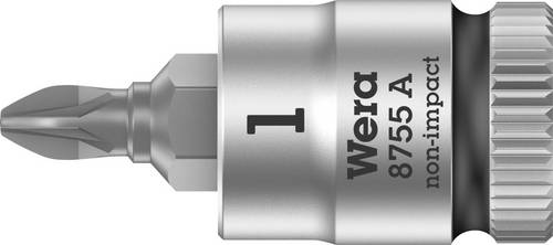 Wera 8755 A 05003353001 Kreuzschlitz Pozidriv Steckschlüssel-Bit-Einsatz PZ 1 1/4  (6.3 mm)