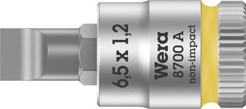 Wera 8700 A FL 05003322001 Schlitz Steckschlüssel-Bit-Einsatz 6.5 mm 1/4  (6.3 mm)