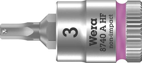 Wera 8740 A 05003332001 Innen-Sechskant Steckschlüssel-Bit-Einsatz 3 mm 1/4 (6.3 mm)