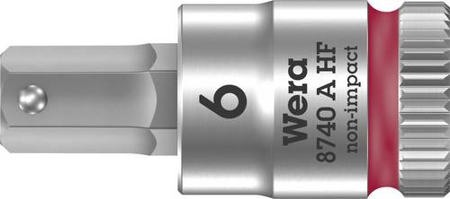 Wera 8740 A 05003337001 Innen-Sechskant Steckschlüssel-Bit-Einsatz 6 mm 1/4  (6.3 mm)